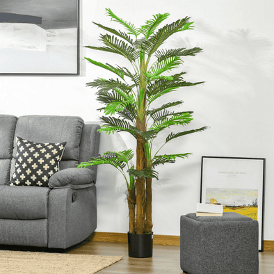 Artificial Outdoor Fake Faux Palm Tree Plants - Aroflit