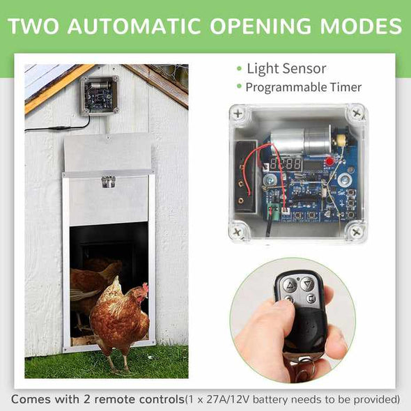 Automatic Chicken Run Coop Door - Aroflit