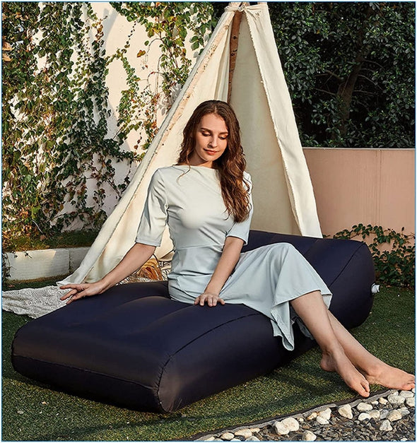 Automatic Inflatable Air Mattress for Indoor/Outdoor Use with Pump - Aroflit
