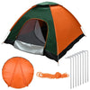 Automatic Instant Pop Up Tent 3 - 4 Man Double Door Camping Tent - Aroflit