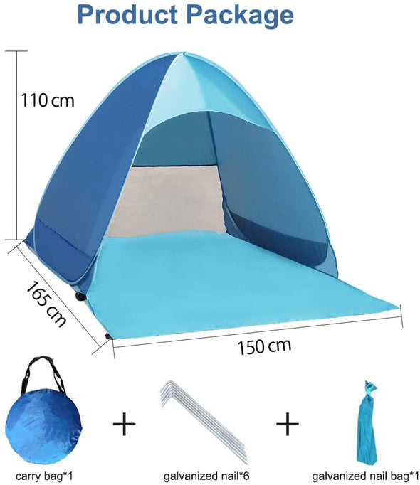 Automatic Instant Potable Beach Tent - Aroflit