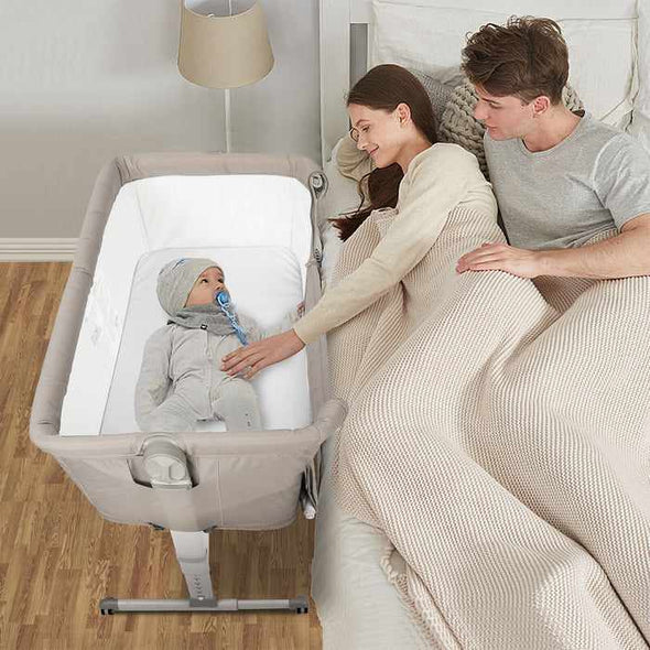 Baby Bedside Rocking Bassinet Crib Playpen - Aroflit