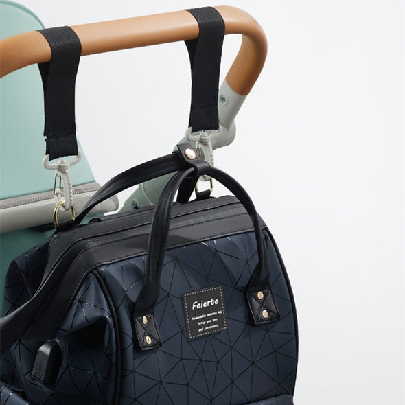 Baby Diaper Bag Waterproof USB Large - capacity Baby Backpack - Aroflit