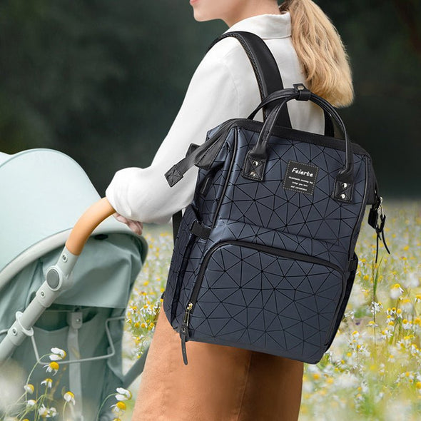 Baby Diaper Bag Waterproof USB Large - capacity Baby Backpack - Aroflit