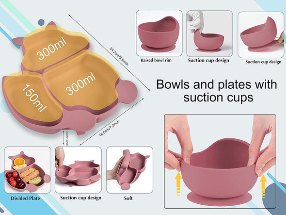 Baby Feeding Set 5 in 1 Toddler Weaning Set - Aroflit