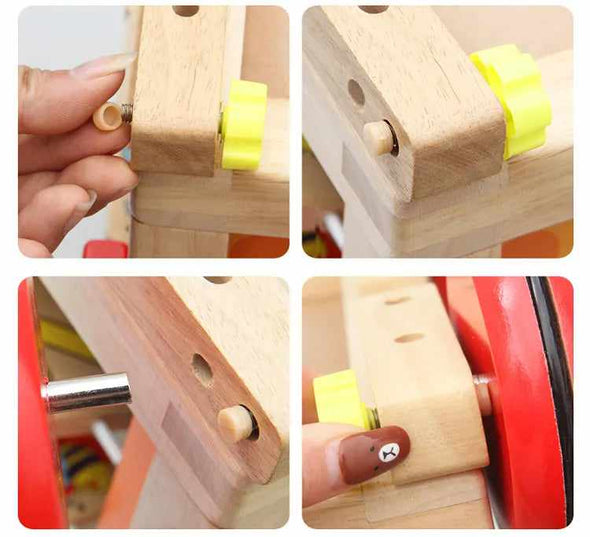 Baby Infant Wooden Toy Push Activity Walker - Aroflit