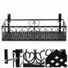 Balcony Over Deck Railing Hanging Porch Planters - Aroflit