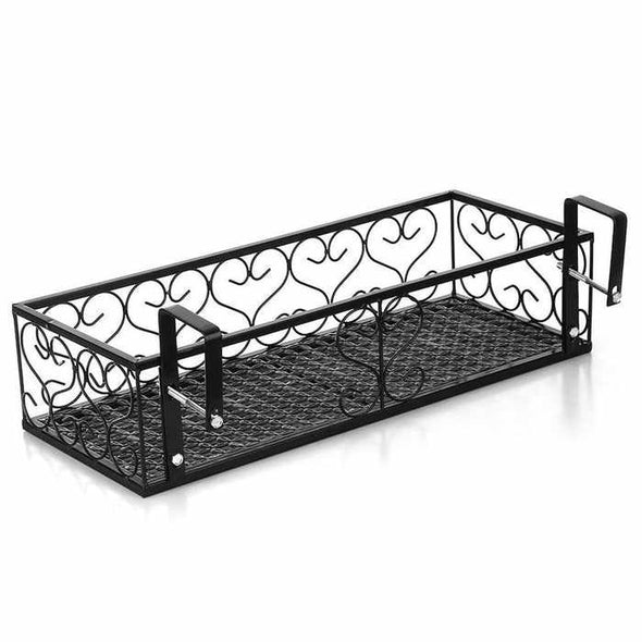 Balcony Over Deck Railing Hanging Porch Planters - Aroflit