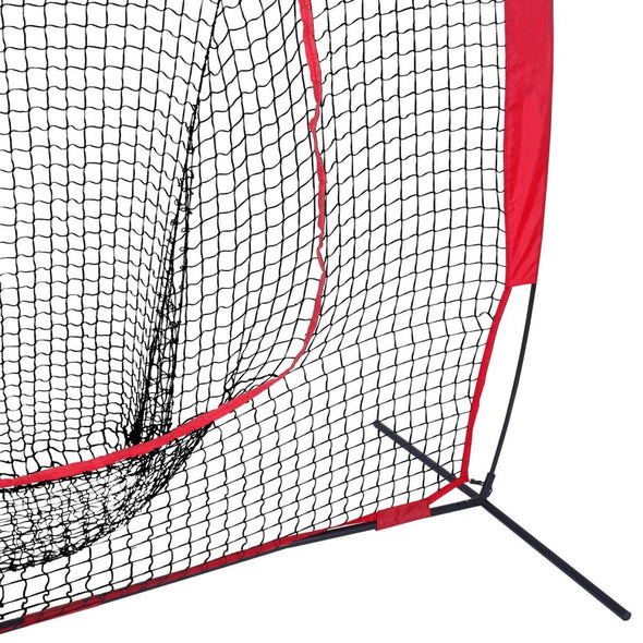 Baseball and Softball 7' x 7' Practice Net, Quick Setup Hitting - Aroflit