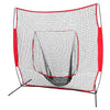 Baseball and Softball 7' x 7' Practice Net, Quick Setup Hitting - Aroflit