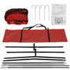 Baseball and Softball 7' x 7' Practice Net, Quick Setup Hitting - Aroflit