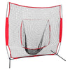 Baseball and Softball 7' x 7' Practice Net, Quick Setup Hitting - Aroflit