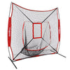 Baseball Softball Practice Net with Strike Zone, Durable, Portable - Aroflit