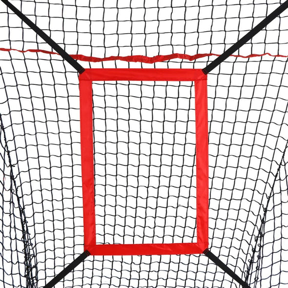 Baseball Softball Practice Net with Strike Zone, Durable, Portable - Aroflit