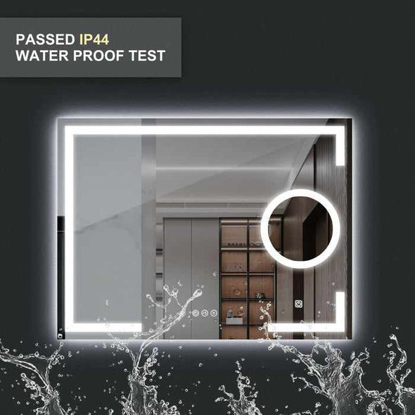 Bathroom Backlit Magnifying Vanity Mirror With LED Lights - Aroflit
