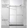 Bathroom Frameless Sliding Shower Glass Door - Aroflit