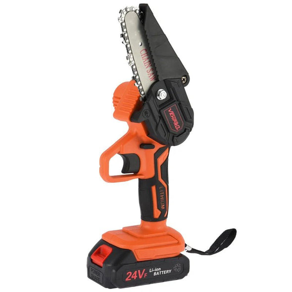Battery Powered Cordless Electric Mini Tree Branch Chainsaw, 550W - Aroflit