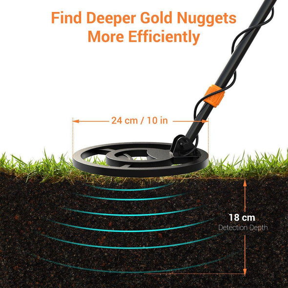 Best Gold Metal Detector Hand Held, Pinpoint All Metals, Waterproof - Aroflit
