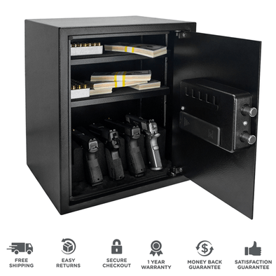 Biometric Cabinet Safe, Fast Access, Home & Office Security - Aroflit