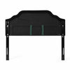 Black King Upholstered Padded Fabric Covered Headboard - Aroflit