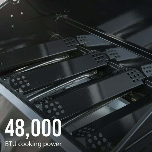 Burner Propane Gas Grill, 48,000 BTU, 619 Sq. In. Cooking Area - Aroflit