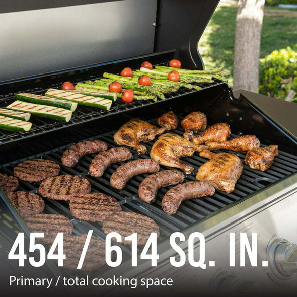 Burner Propane Gas Grill, 48,000 BTU, 619 Sq. In. Cooking Area - Aroflit