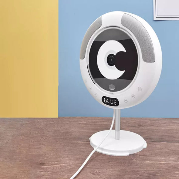 Portable Wall-Mounted Bluetooth MP3 CD Radio Music Player, Hi-Fi Sound