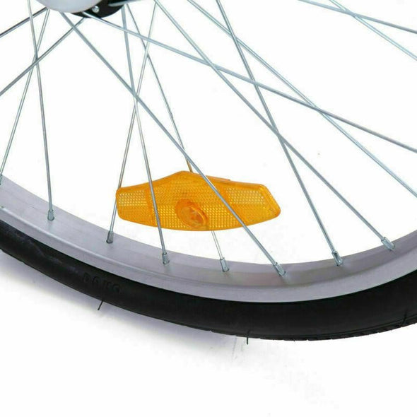 Folding Adult Three-Wheel Tricycle Bike with 20" Basket, Comfortable
