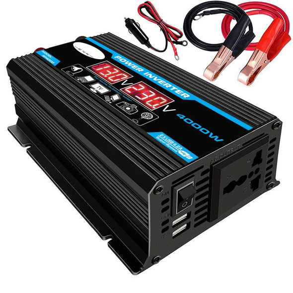 Car Power Inverter Converter 300W 12V to 220V/110V LED - Aroflit