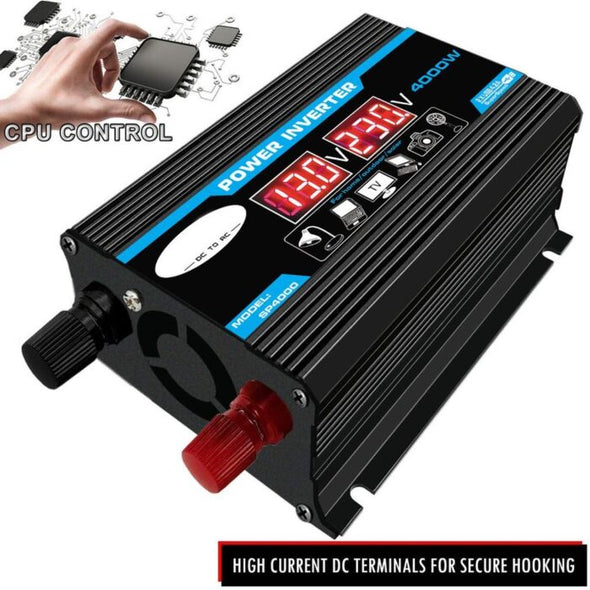 Car Power Inverter Converter 300W 12V to 220V/110V LED - Aroflit