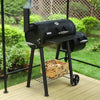 Charcoal Grill with Offset Smoker Combo for Versatile Outdoor Cooking - Aroflit