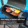 Charcoal Smoker Grill Outdoor BBQ with Offset Smoker – Heavy Duty - Aroflit