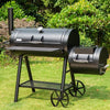 Charcoal Smoker Grill Outdoor BBQ with Offset Smoker – Heavy Duty - Aroflit