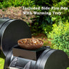 Charcoal Smoker Grill Outdoor BBQ with Offset Smoker – Heavy Duty - Aroflit