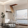 Collapsible Aluminum Folding Attic Ladder 54 Inch – Adjustable - Aroflit