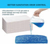 Commode Liners with Super Absorbent Pad - Aroflit