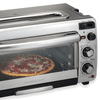 Compact 2 - in - 1 Toaster Oven for Bread, Bagels & Pizzas, Easy Access - Aroflit