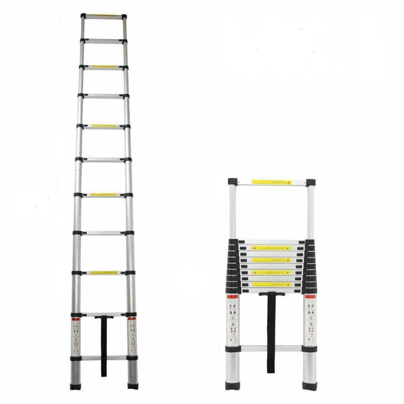 Compact Telescoping Attic Access Folding Ladder 330lbs Capacity - Aroflit