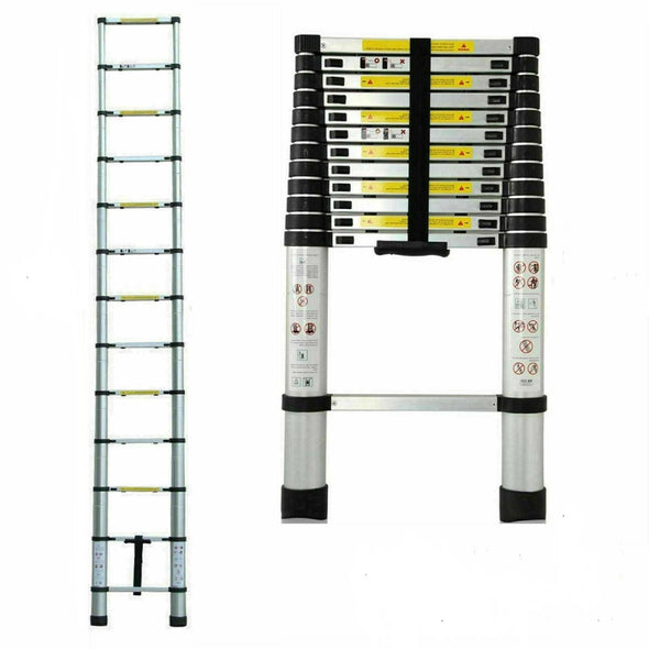 Compact Telescoping Attic Access Folding Ladder 330lbs Capacity - Aroflit