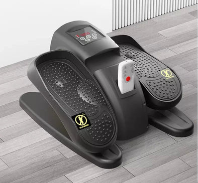 Compact Under Desk Ellipse Leg Exerciser | Adjustable, Massage Pedals - Aroflit