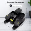 Compact Under Desk Ellipse Leg Exerciser | Adjustable, Massage Pedals - Aroflit