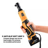 Cordless 3/8" Ratchet Wrench, 42V High - Torque Tool with Dual Batteries - Aroflit