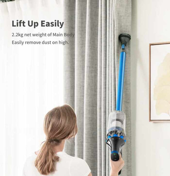 Cordless Vacuum Cleaner – 22000Pa Powerful Suction wih LED Touch Screen - Aroflit