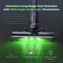 Cordless Vacuum Cleaner with HEPA Filtration, Powerful Suction, LED - Aroflit