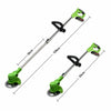 Cordless Weed Eater, Grass Trimmer, Powerful 24V Electric Brush Cutter - Aroflit