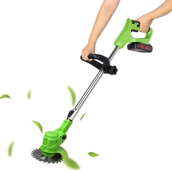 Cordless Weed Eater, Grass Trimmer, Powerful 24V Electric Brush Cutter - Aroflit