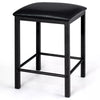 Counter Height Dining For 2, Modern Design with Faux Marble Tabletop - Aroflit