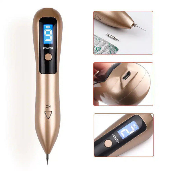 Dermalise™ LCD Laser Plasma Pen for Freckle, Skin Tag, Spot, Mole, Tattoo Removal - Aroflit