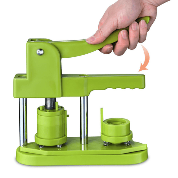 DIY Pin Badge Maker Machine with 100 Button Parts for Custom Designs - Aroflit
