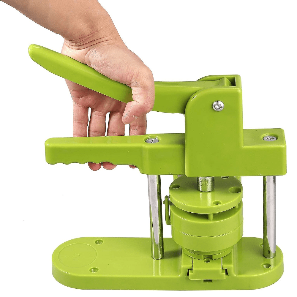 DIY Pin Badge Maker Machine with 100 Button Parts for Custom Designs ...